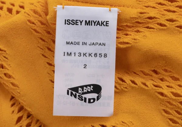 ISSEY MIYAKE A-POC INSIDE Zigzag Mesh Fringe Hight-neck Top K-161164_014