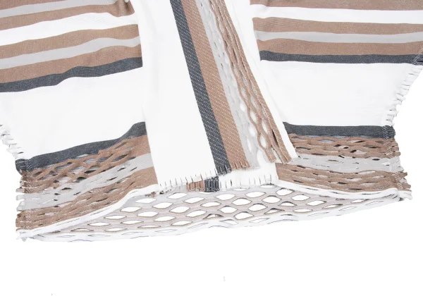 ISSEY MIYAKE A-POC INSIDE Mesh Cutting Stripe Dolman Cardigan K-161166_007