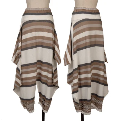 ISSEY MIYAKE A-POC INSIDE Mesh Cutting Stripe Pants