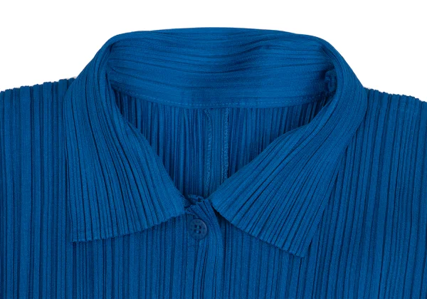 PLEATS PLEASE Pleated 3/4 Sleeve Shirt K-161171_004