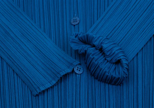PLEATS PLEASE Pleated 3/4 Sleeve Shirt K-161171_007