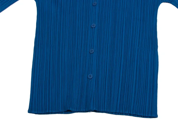 PLEATS PLEASE Pleated 3/4 Sleeve Shirt K-161171_008