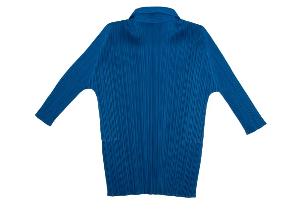 PLEATS PLEASE Pleated 3/4 Sleeve Shirt K-161171_010