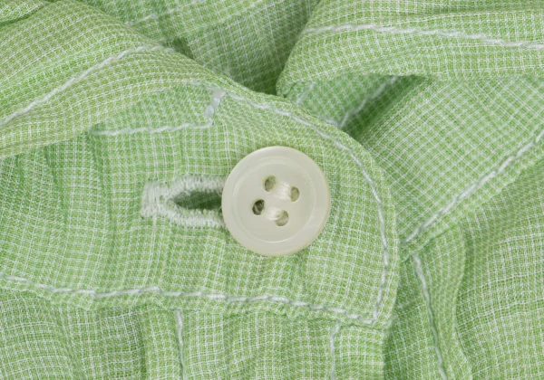 PLEATS PLEASE Wrinkled Pleated See-through Shirt K-161172_005
