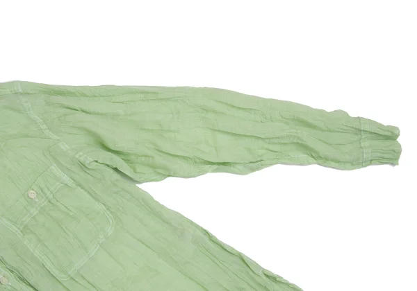 PLEATS PLEASE Wrinkled Pleated See-through Shirt K-161172_007