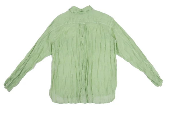 PLEATS PLEASE Wrinkled Pleated See-through Shirt K-161172_011