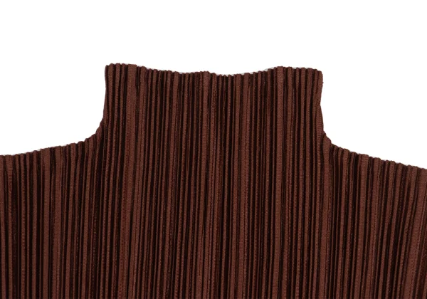 PLEATS PLEASE Shiny Pleated High Neck Top K-161173_003