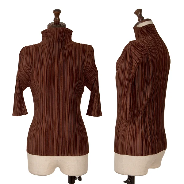 PLEATS PLEASE Shiny Pleated Top & Skirt K-161175_002