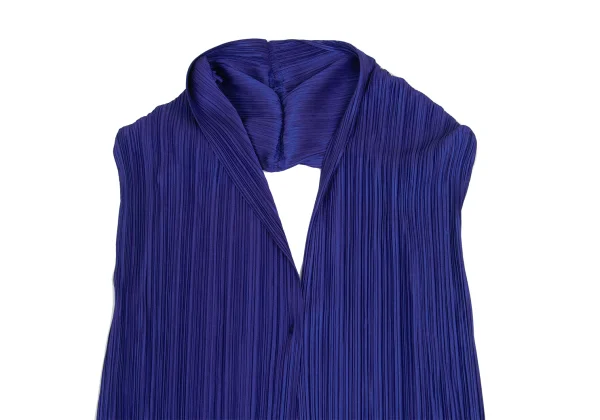 PLEATS PLEASE Pleated Sleeveless Cardigan K-161176_003