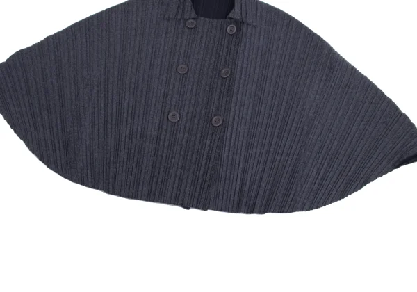PLEATS PLEASE Felt Like Poly Poncho Jacket K-161177_008