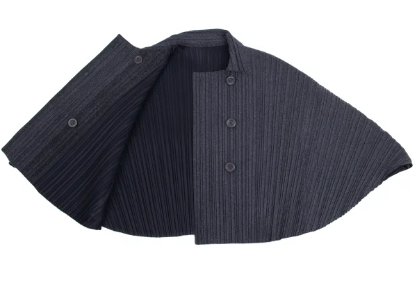PLEATS PLEASE Felt Like Poly Poncho Jacket K-161177_009