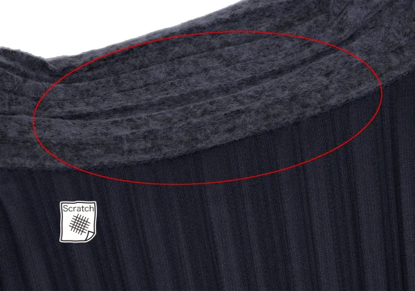 PLEATS PLEASE Felt Like Poly Poncho Jacket K-161177_011