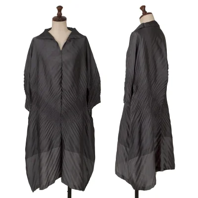 PLEATS PLEASE Bias Pleated Switching Dress