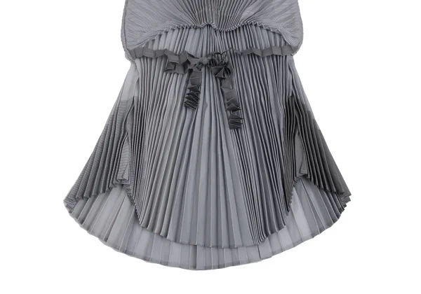 PLEATS PLEASE Pleated Waist Cord Sleeveless Tunic K-161179_006