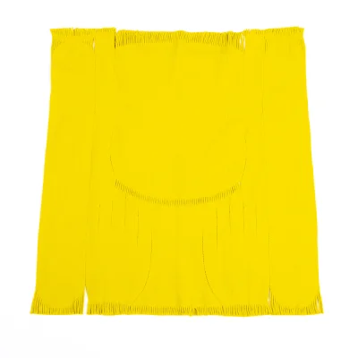 ISSEY MIYAKE A-POC Jacquard Fringe Knit Accessory Set