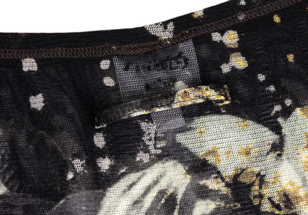 Jean Paul GAULTIER FEMME Floral Forest Printed Mesh Skirt K-161184_009