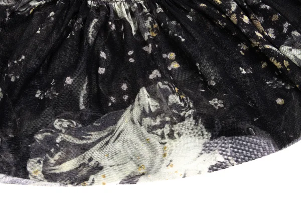 Jean Paul GAULTIER FEMME Floral Forest Printed Mesh Skirt K-161184_012