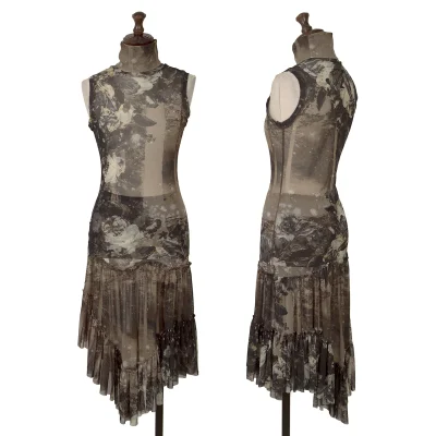 Jean Paul GAULTIER FEMME Floral Forest Printed Sleeveless & Skirt