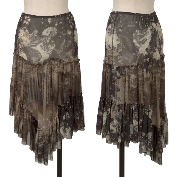 Jean Paul GAULTIER FEMME Floral Forest Printed Sleeveless & Skirt K-161185_012