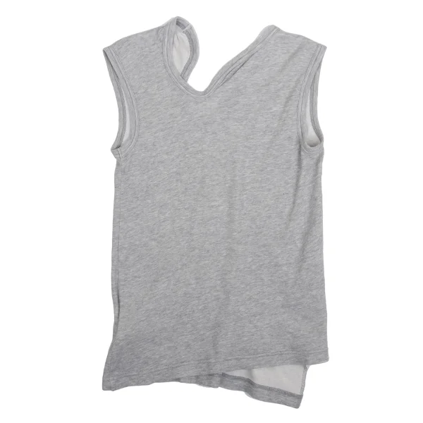 COMME des GARCONS Cotton Deformed Neck Tank Top K-161187_010