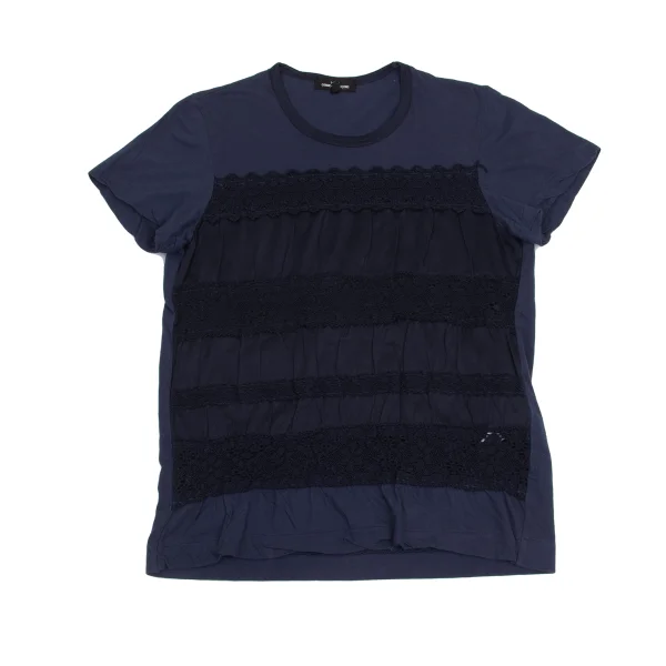 tricot COMME des GARCONS Dyed Front Lace Switching T-shirt K-161192_002