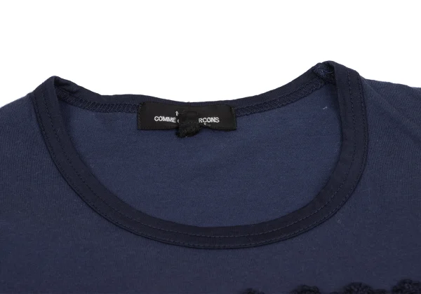 tricot COMME des GARCONS Dyed Front Lace Switching T-shirt K-161192_006
