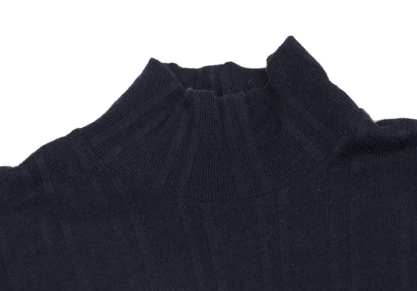 tricot COMME des GARCONS Striped Woven High Neck Short Sleeve T-shirt K-161194_004