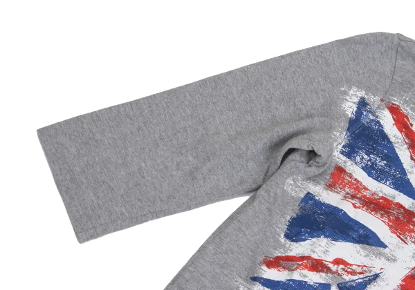 tricot COMME des GARCONS Fade Union Jack Printed 3/4 Sleeve T-shirt K-161195_005