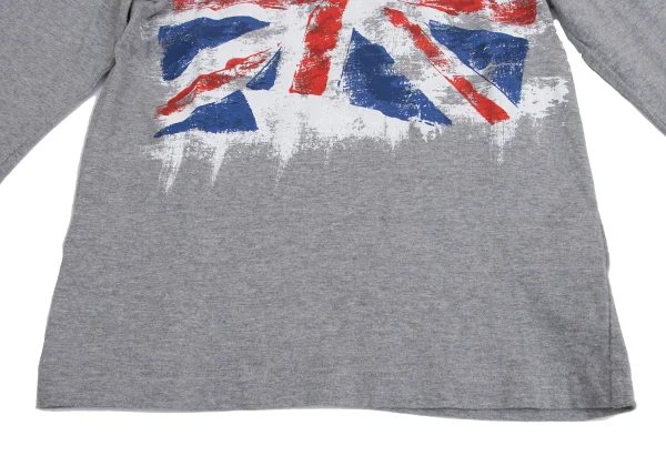 tricot COMME des GARCONS Fade Union Jack Printed 3/4 Sleeve T-shirt K-161195_008