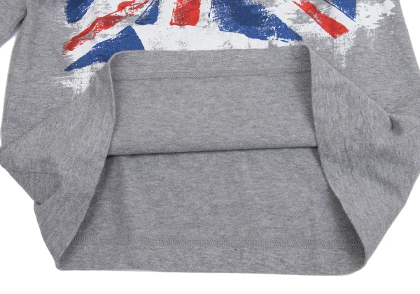 tricot COMME des GARCONS Fade Union Jack Printed 3/4 Sleeve T-shirt K-161195_009