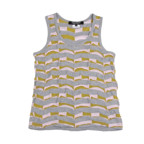 JUNYA WATANABE COMME des GARCONS Tiered Design Striped Tank Top K-161197_002