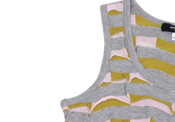 JUNYA WATANABE COMME des GARCONS Tiered Design Striped Tank Top K-161197_005