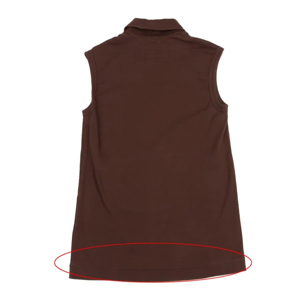 robe de chambre COMME des GARCONS Cotton High Neck Sleeveless Top K-161200_014
