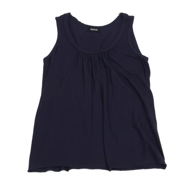 zucca Dyed Cotton Gather Neck Tank Top K-161201_002