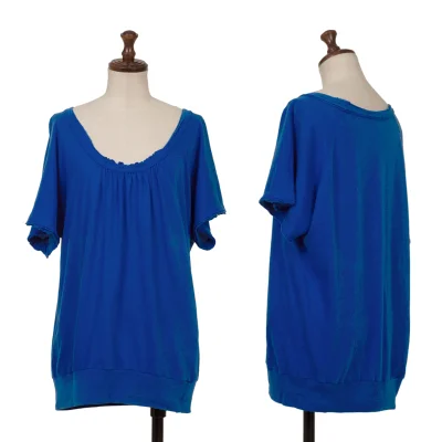 zucca Dyed Gather Neck Top