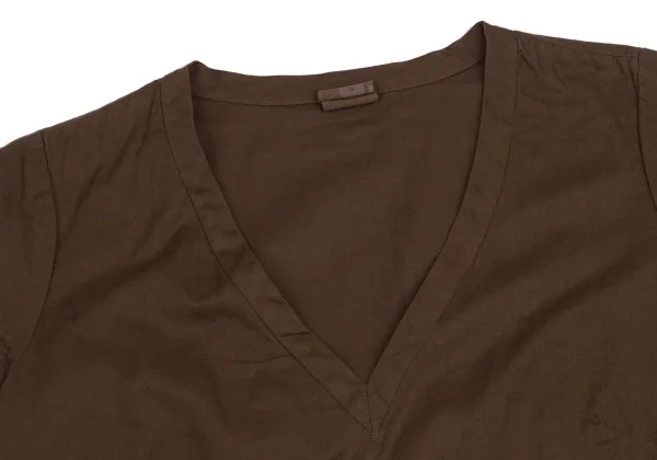BACCA Drawstring V-neck Top K-161204_004