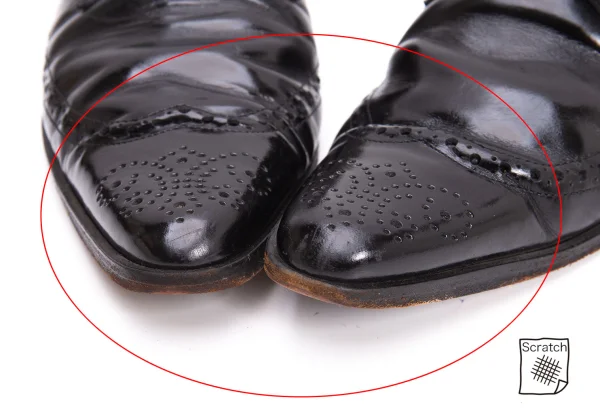 tricot COMME des GARCONS Wing Tip Leather Mules K-161205_003