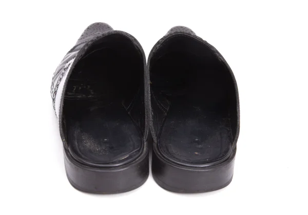 tricot COMME des GARCONS Wing Tip Leather Mules K-161205_005