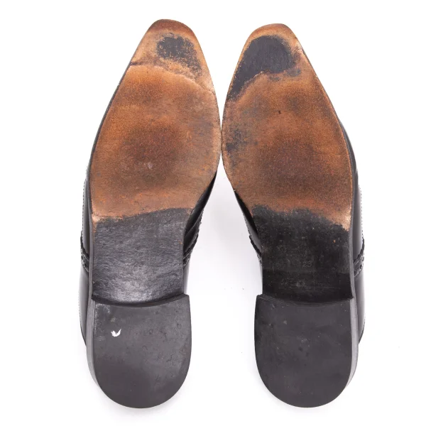 tricot COMME des GARCONS Wing Tip Leather Mules K-161205_012