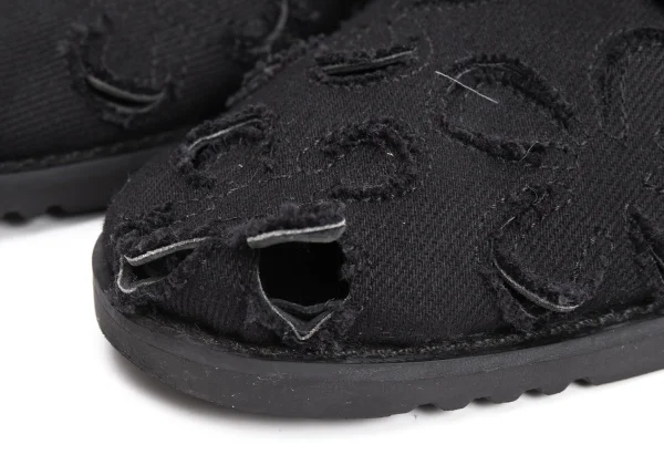 COMME des GARCONS Floral Cutting Canvas Shoes K-161206_004