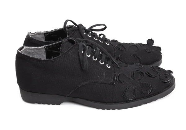 COMME des GARCONS Floral Cutting Canvas Shoes K-161206_007