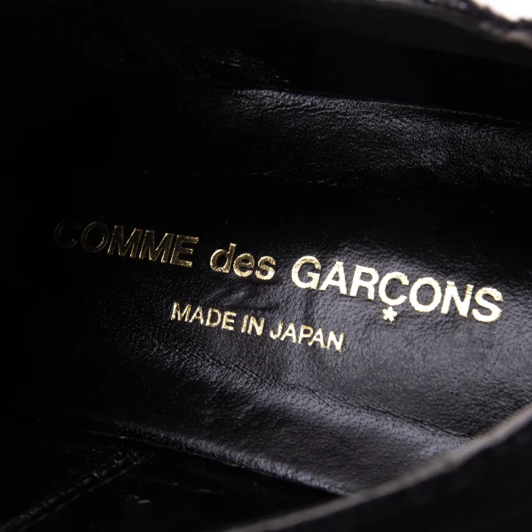 COMME des GARCONS Floral Cutting Canvas Shoes K-161206_017
