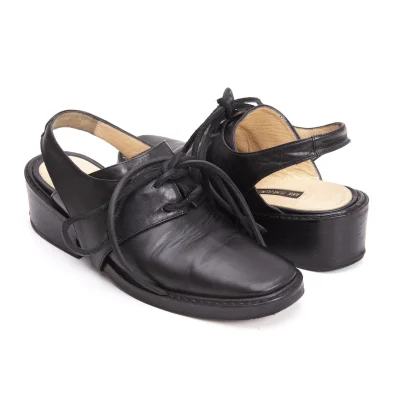 ANN DEMEULEMEESTER Strap Leather Mules