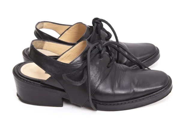 ANN DEMEULEMEESTER Strap Leather Mules K-161207_005