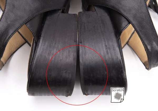 ANN DEMEULEMEESTER Strap Leather Mules K-161207_011