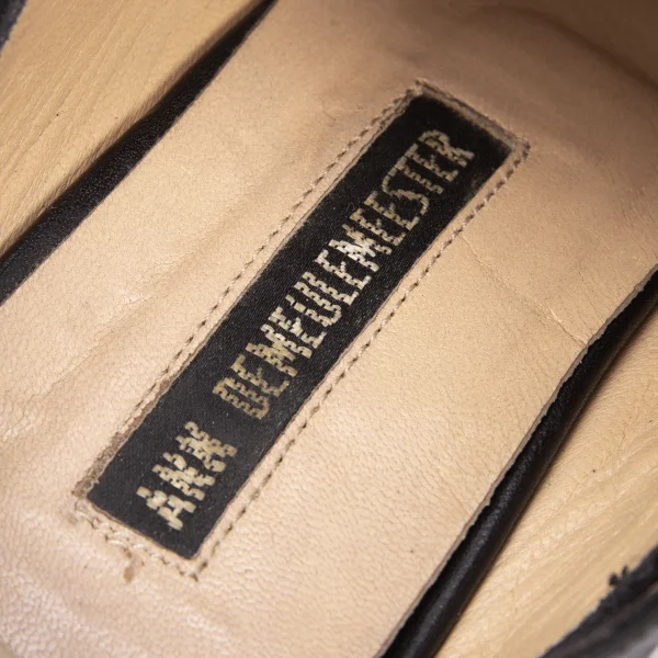 ANN DEMEULEMEESTER Strap Leather Mules K-161207_015