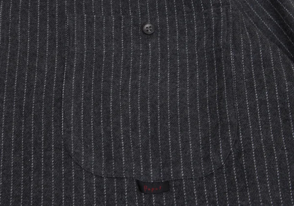 Papas Cotton Chalk Stripe Long Sleeve Shirt K-161208_005