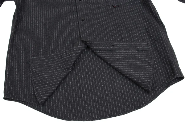 Papas Cotton Chalk Stripe Long Sleeve Shirt K-161208_011