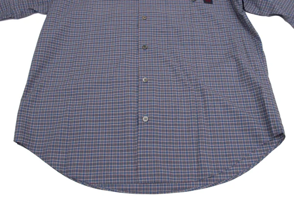 Papas Cotton Logo Patch Check Long Sleeve Shirt K-161209_009