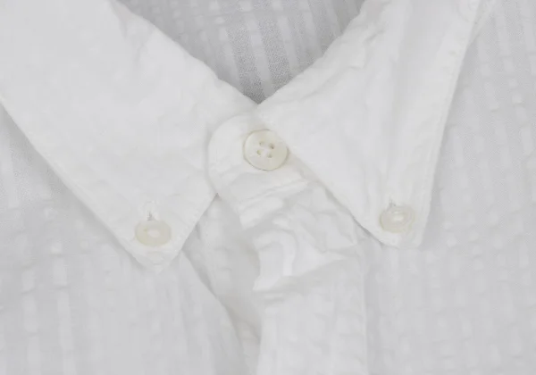 Papas Cotton Linen Seersucker Button-down Shirt K-161210_003